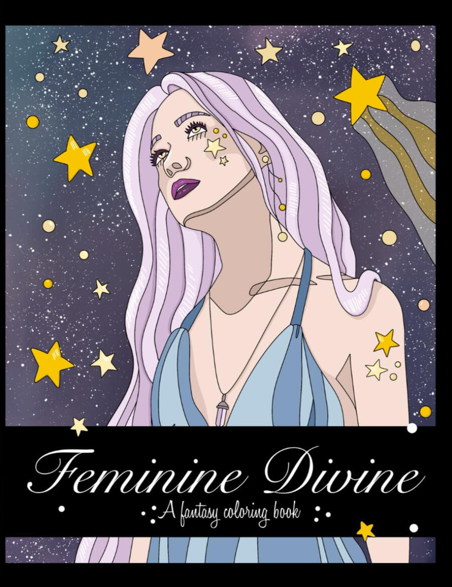 Feminine Divine Coloring Book Image of Feminine Divine Coloring Book